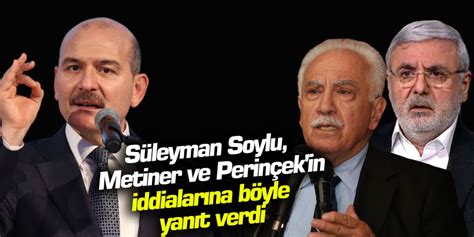 Gazeteci i̇smail saymaz, ak parti içindeki milli görüşçü kesimin i̇çişleri bakanı süleyman soylu'dan rahatsız olduğunu iddia etti. İsmail Saymaz açıkladı: Süleyman Soylu, Mehmet Metiner ve ...