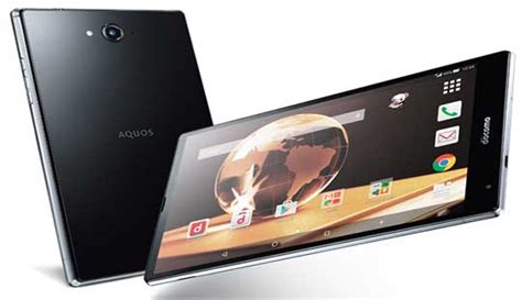 Sharp Aquos Pad Sh 05g Tablet And Sharp Aquos Zeta Sh 03g Smartphone