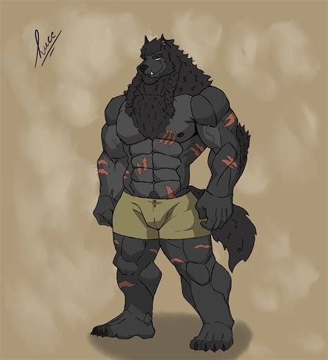 Luce On Twitter Full Body Of Me Hahahaha Furryart Barafurry Bara