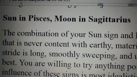 Sun In Pisces With Moon In Sagittarius Youtube