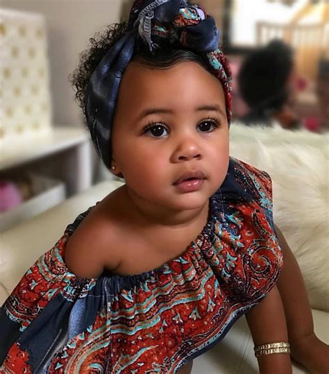 Cute Black Baby Girls Hromtype