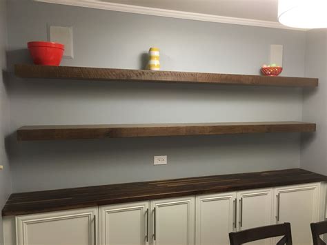 Hand Crafted Custom Floating Shelves By Built Custom Carpentry
