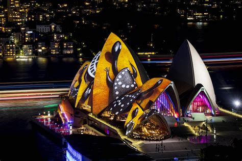 Indigenous Artists Illuminate Sydney Opera House In Light Festival Pbs Newshour