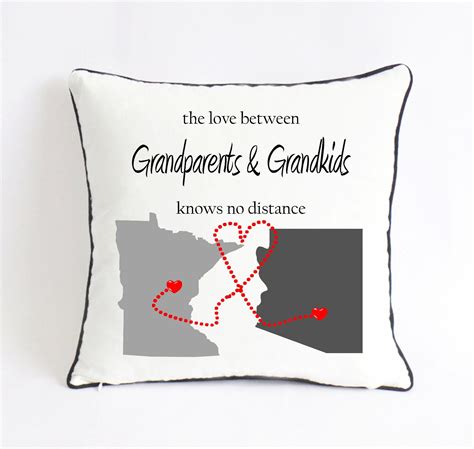 We can design anything to suit with any country and we can use any language too. long distance grandpa grand kids pillow-fathers day gift ...