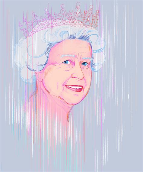 Queen Elizabeth Portrait On Behance