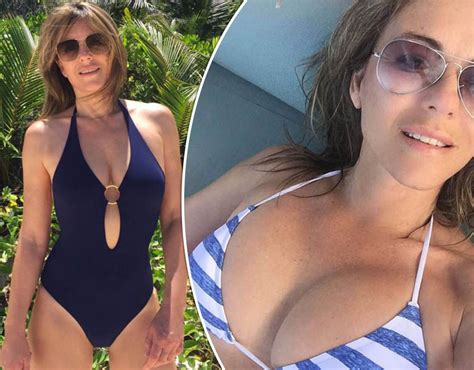 Elizabeth Hurley Sends Fans Wild As She Strips Down To Bikini For Boob