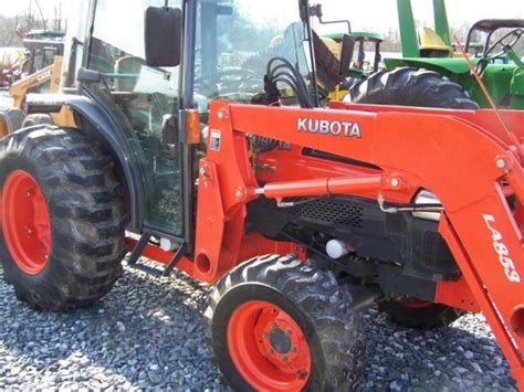 142 Kubota L5030 4x4 Compact Tractor W Loader Cab Lot 142