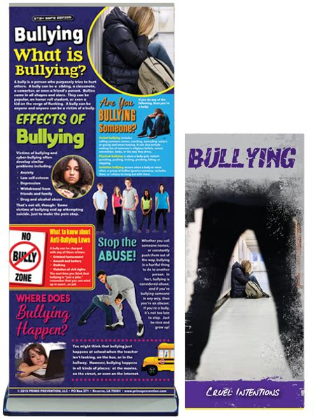 Bullying Retractable Presentation Banner Package Primo Prevention