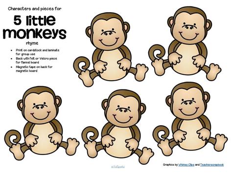 Whether you are a parent, teacher, or. Monkeys theme activities and printables for Preschool, Pre ...