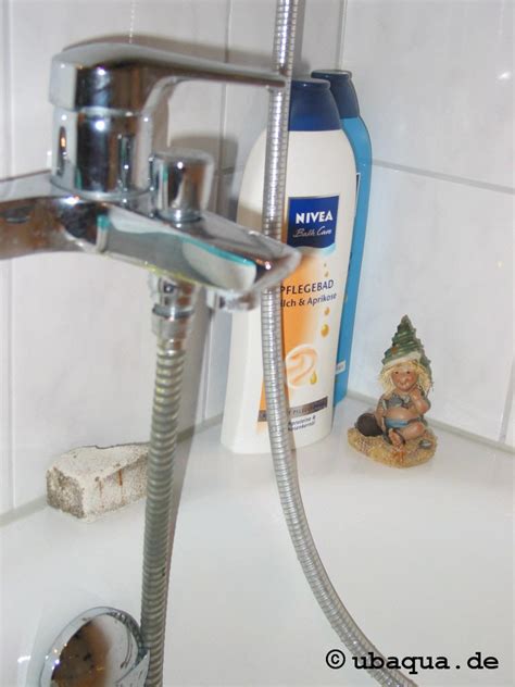 Vorne ist so ein siebaufsatzdrauf. Wasserwechsel