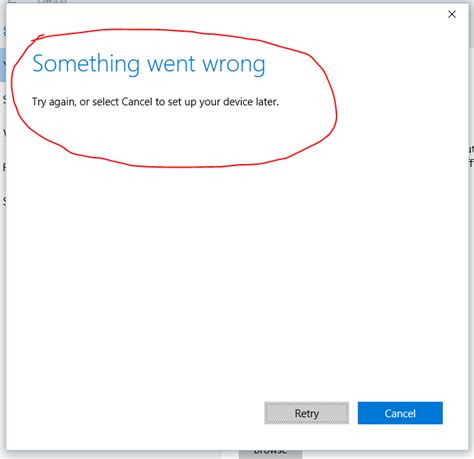 Something Went Wrong When Sign In With A Microsoft Account