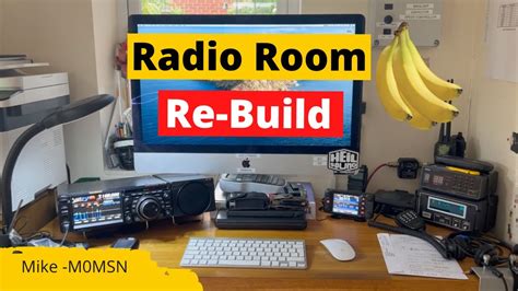 ham radio shack rebuild radio room re build just for fun youtube
