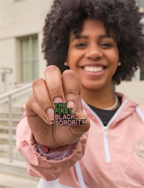 The First Black Sorority Lapel Pin Etsy In 2022 Aka Sorority Ts