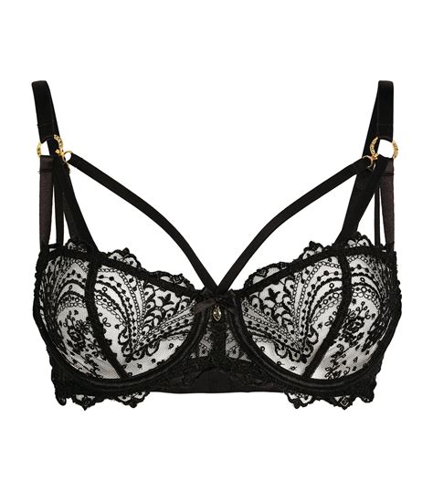 Aubade Lace Embroidered Half Cup Bra Harrods Us