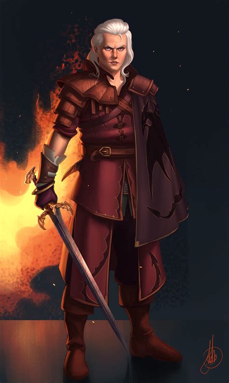 Daemon Blackfyre Handsome Youth Who Raised At The Red Keep By Armando