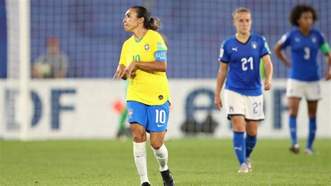 marta sets record with 17th world cup goal in brazil victory