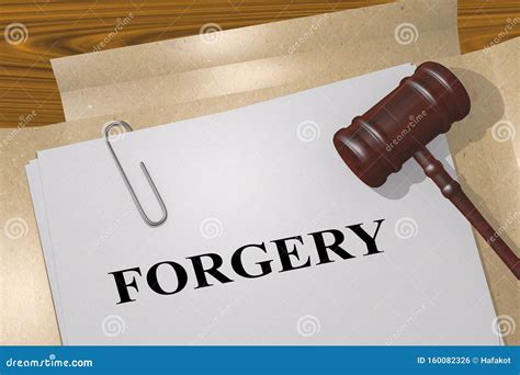 Forgery Criminal Concept Stock Illustration Illustration Of Forgery