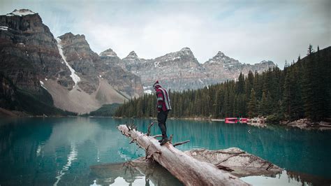 Desktop Wallpapers Banff Traveler Canada Moraine Lake 2560x1440