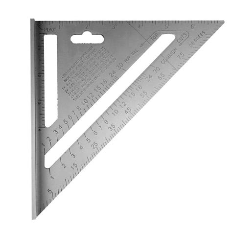 712inch Aluminum Alloy Triangle Angle Ruler Squares For Woodworking