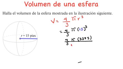 Formula Para Calcular El Volumen De Esfera Printable Templates Free