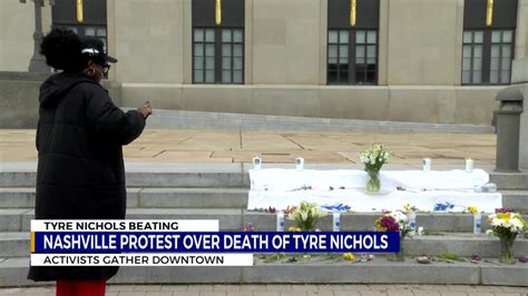 Nashville Activists Hold Vigil For Tyre Nichols Issues Police Reform Demands