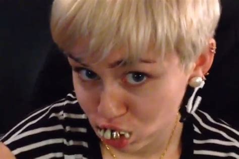 Miley Cyrus Has Got Some Serious Dental Problems Going On In This Video