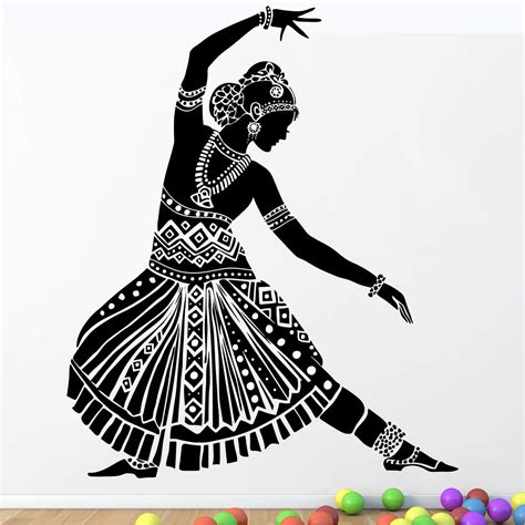 Stickme Beautiful Indian Classical Dance Bharatanatyam Woman