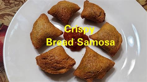 Crispy Bread Samosa Quick And Easy Recipe Youtube