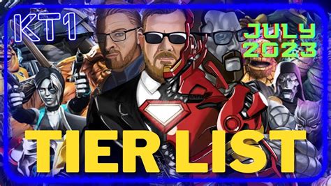 July Updated Tier List Mcoc Champion Ranking Youtube