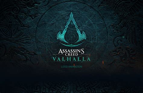 Assassin S Creed Valhalla Logo Animation Behance