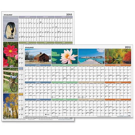 At A Glance Seasons In Bloom Wall Calendars