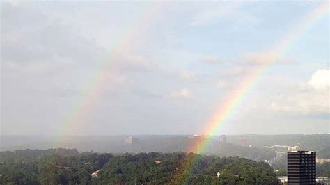 One Day Before 911 Anniversary A Double Rainbow Appears Over New York