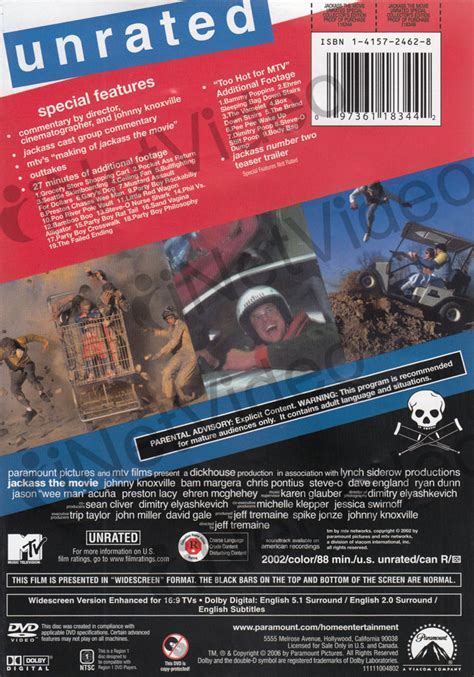 Jackass The Movie Unrated Special Collectors Edition On Dvd Movie