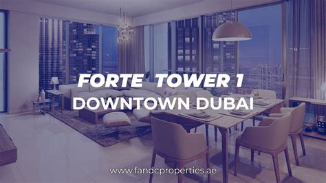 Downtown Dubai Forte Tower 1 Youtube