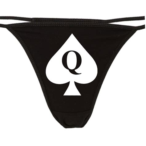 queen of spades logo on black thong bbc lovers owned slave hot sex picture
