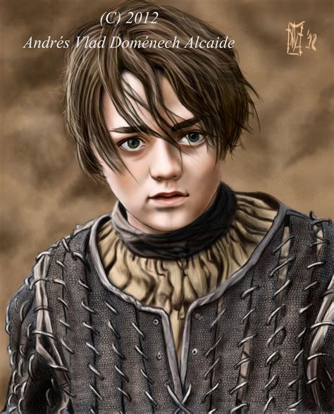 Maisie Williams As Arya Stark 01 By Vladsnake On Deviantart