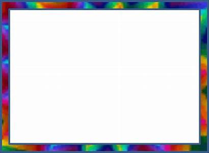 Borders Clipart Clip Animated Frames Rainbow Border