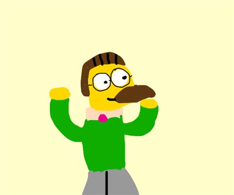 Evil Ned Flanders Drawception