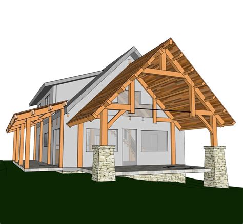 Instead, the main house uses a 6/12 pitch while the sections of the roof over the porches call for a 2/12 pitch. 12X24 Lofted Cabin Layout : Storage Sheds Barns Cabin ...