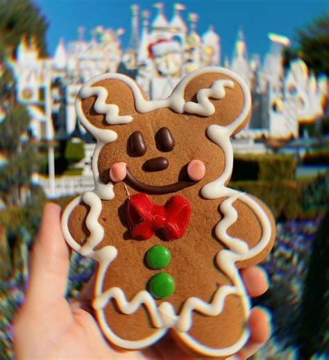 Disneyland Gingerbread Cookie Gingerbread Cookies Disney Desserts Desserts