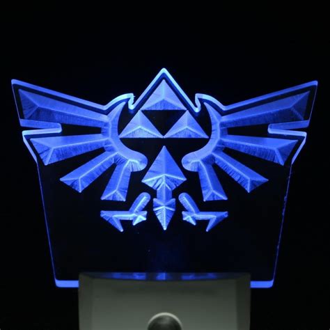 Ws0085 Legend Of Zelda Triforce Day Night Sensor Led Night Light Sign