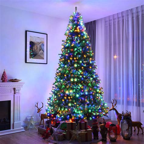 Costway 9ft Pre Lit Artificial Christmas Tree Premium