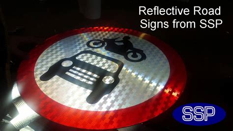 Reflective Road Signs From Ssp Youtube