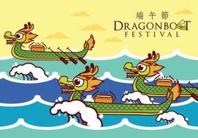 Dragon boat festival chinese coloring pages for children. Fun Dragon Boat Festival Vector 142387 - Download Free ...