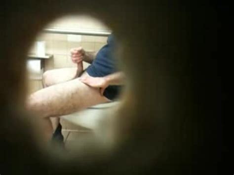 Spy Cam In Restroom Jerking Off Male Voyeur Porn At