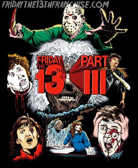 Friday The 13th Part 3 Jason Voorhees Fan Art 30173465 Fanpop Horror Movie Posters
