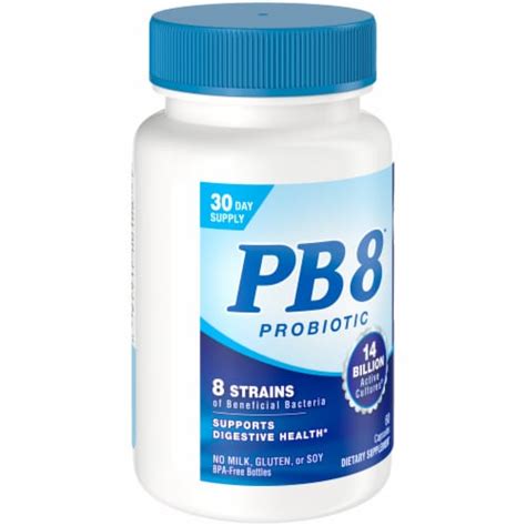 Nutrition Now Pb 8 Probiotic Acidophilus Capsules 60 Count 60 Ct Kroger