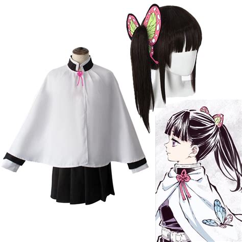 Tsuyuri Kanao Cosplay Costume Anime Demon Slayer Kimetsu No Yaiba Kanao