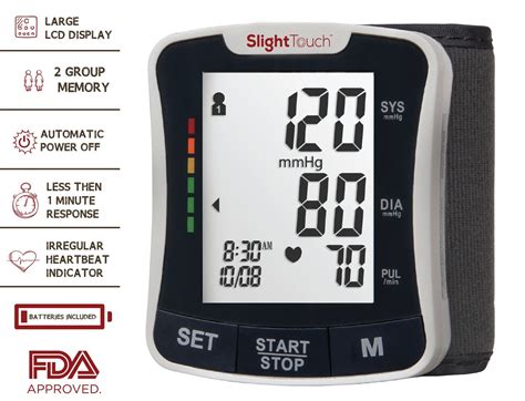 Slight Touch Full Automatic Wrist Digital Blood Pressure Cuff Monitor