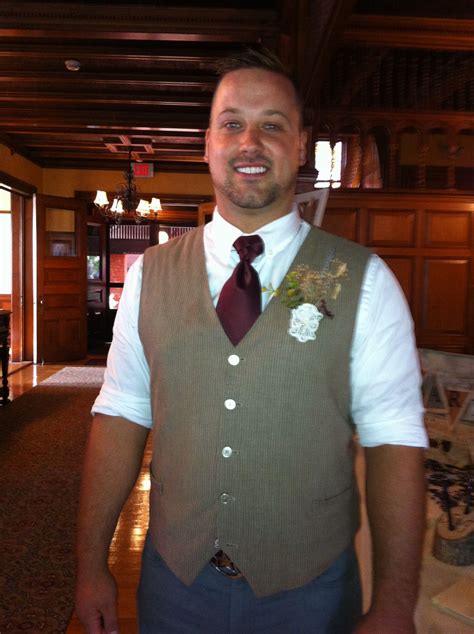 Groom Joel Waiting To Marry His Future Wife At His Wedding At The